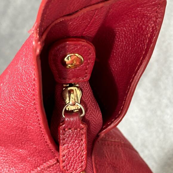 Jack French, London, designer handbag, red leather, large excellent! - Picture 6 of 16